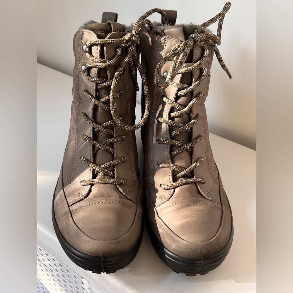 Women's ECCO Soft 7 Tred GORE-TEX Waterproof Boot Dark Clay/Warm Grey